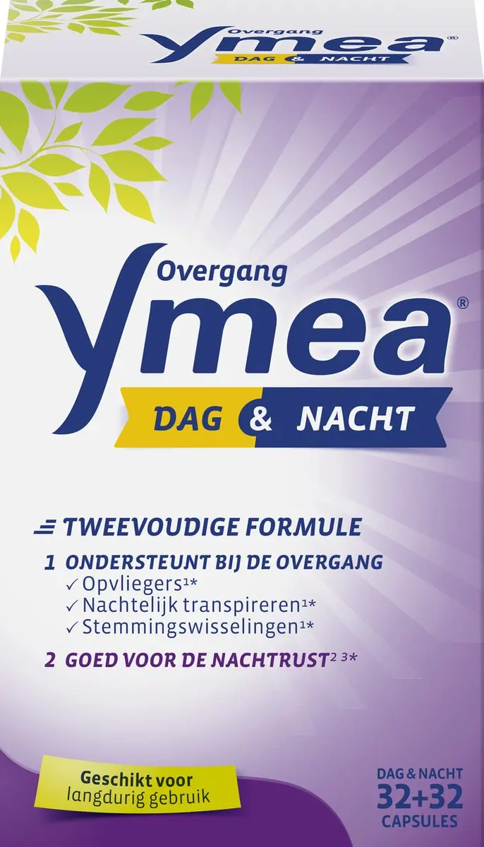 Ymea Overgang Dag & Nacht Voedingssupplement 64 Capsules