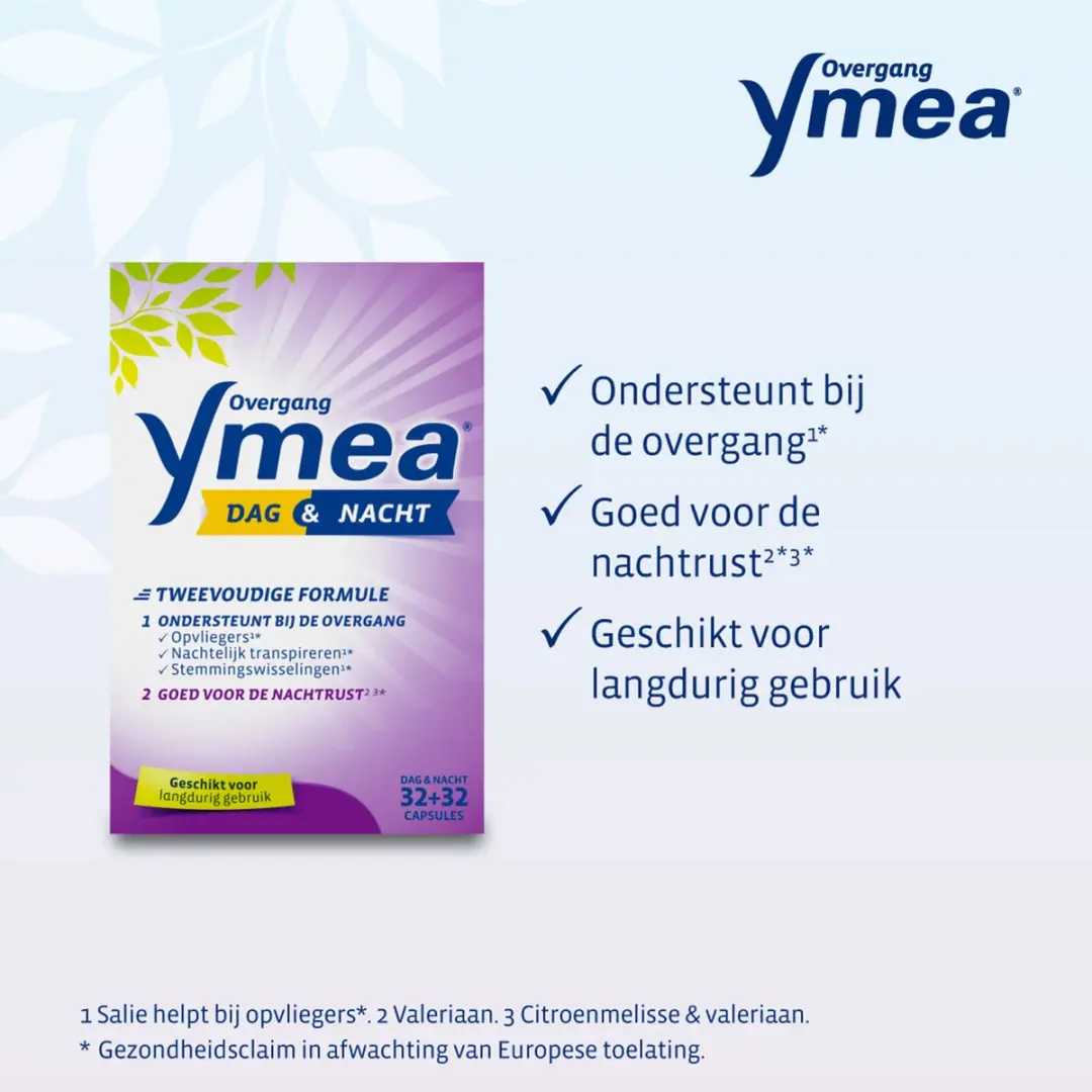 Ymea Overgang Dag & Nacht Voedingssupplement 64 Capsules
