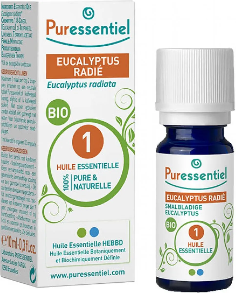 Puressentiel Eucalyptus Radiata Etherische Olie Bio 10ml