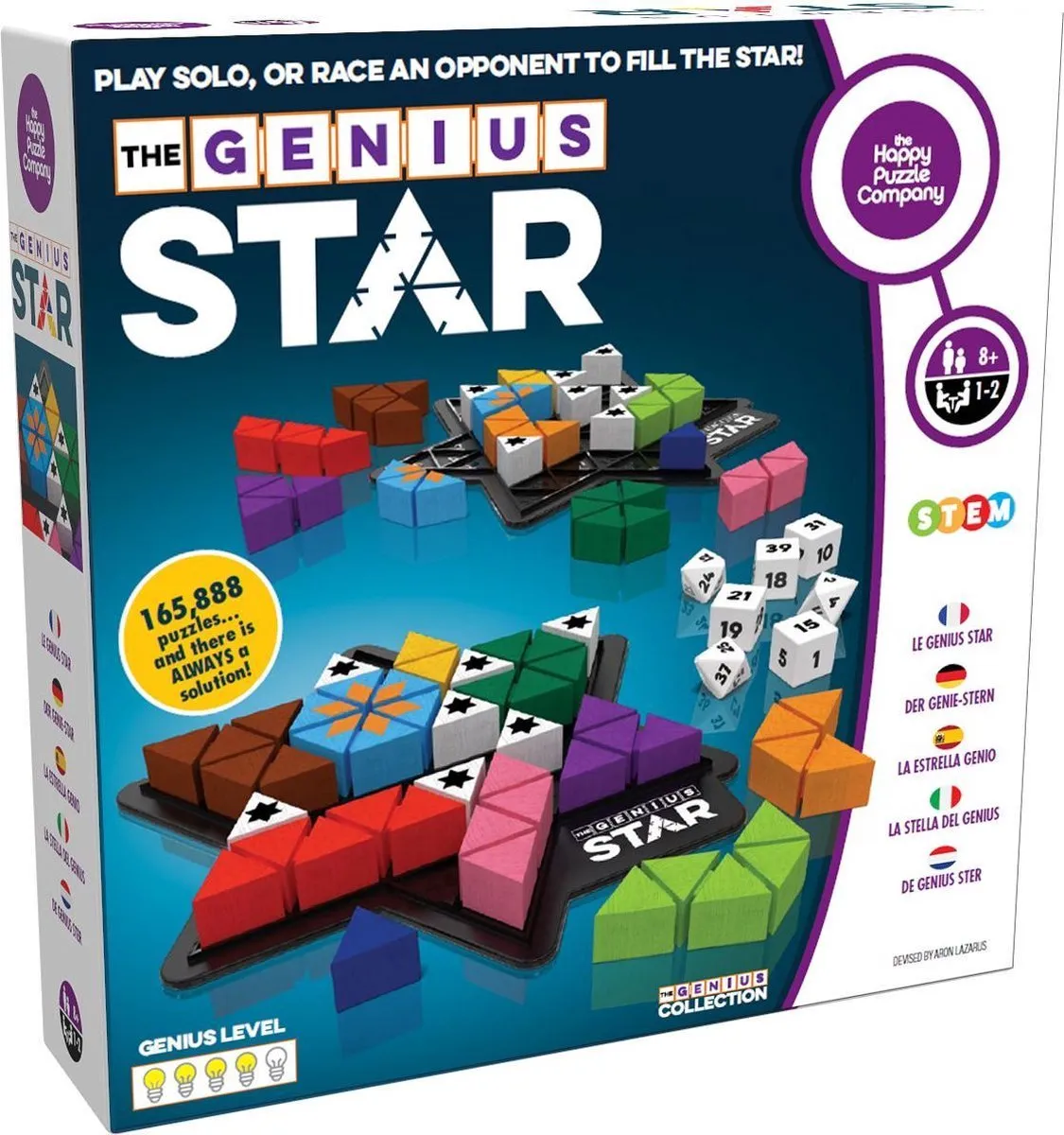 SmartGames The Genius Star - 2 Spelers - Multicolor - afbeelding 2 van 2