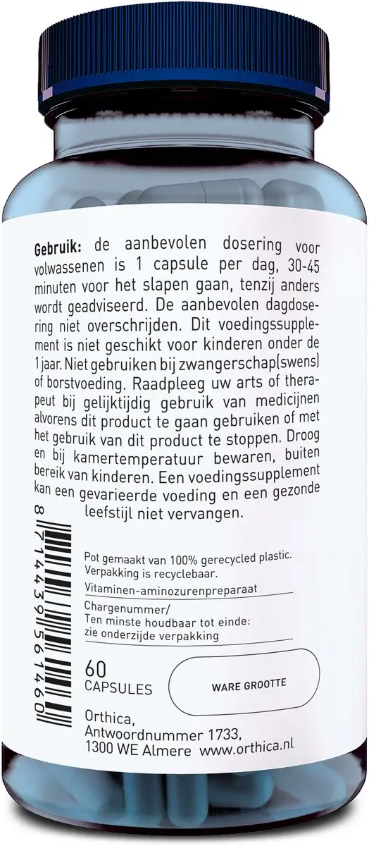 Orthica L-Tryptofaan-400 Aminozuren - 60 Capsules