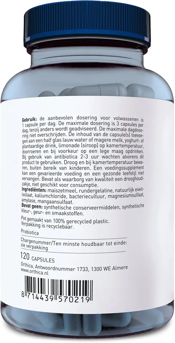 Orthica Orthiflor Original 120 Capsules
