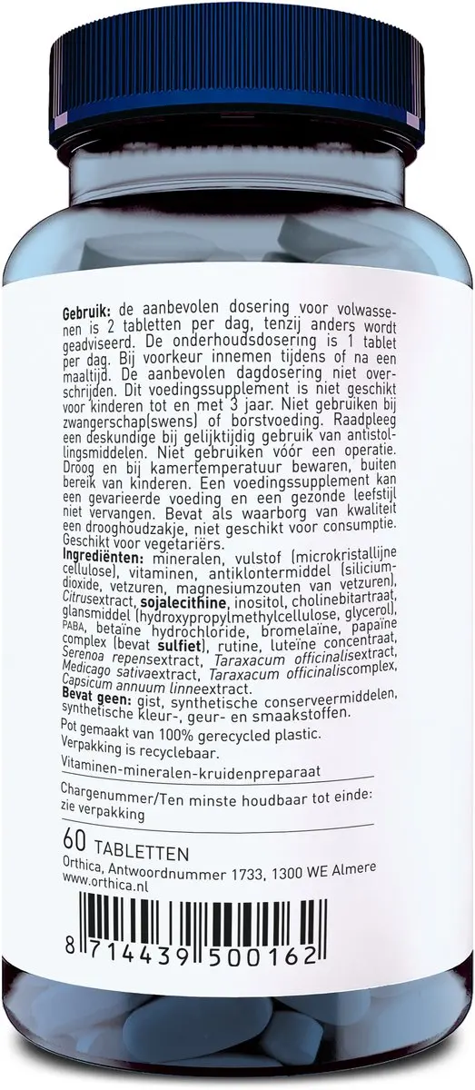 Orthica Multi 4 All Multivitamine 60 tabletten - afbeelding 6 van 6
