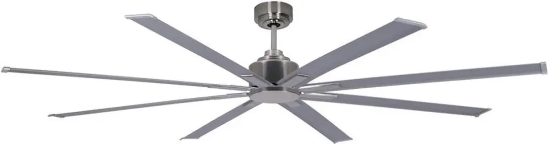 Freelight The Gigant Zilver Plafondventilator 200cm