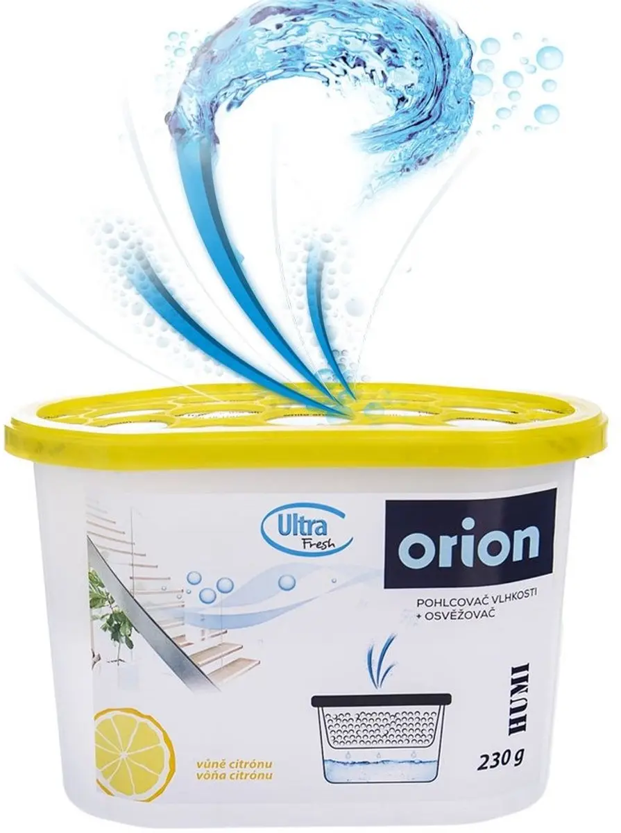 Orion Ultra Fresh Luchtontvochtiger 230g - Citroengeur - Wit