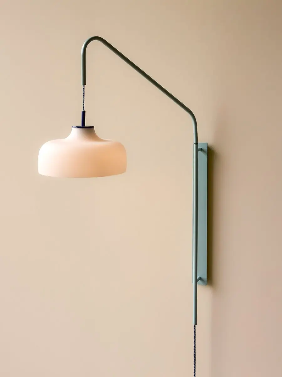 Hübsch Current Wandlamp Lichtblauw