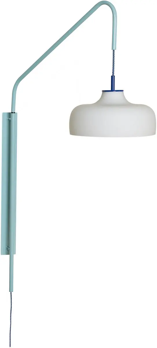 Hübsch Current Wandlamp Lichtblauw
