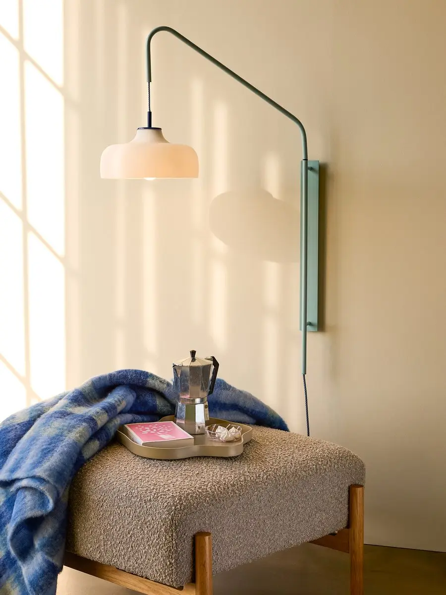 Hübsch Current Wandlamp Lichtblauw