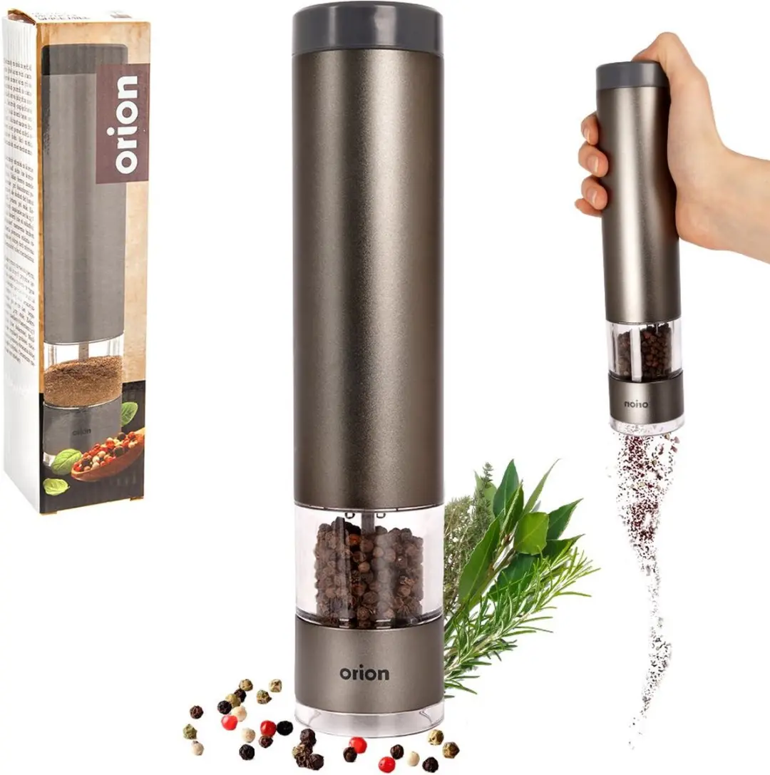 Orion Elektrische Peper- en Zoutmolen 22,5 cm - Grijs