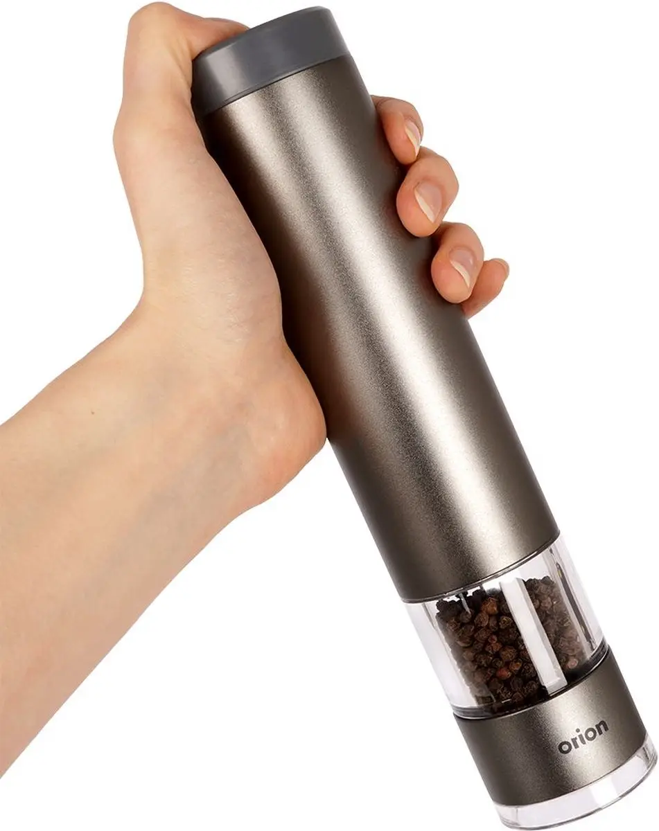 Orion Elektrische Peper- en Zoutmolen 22,5 cm - Grijs