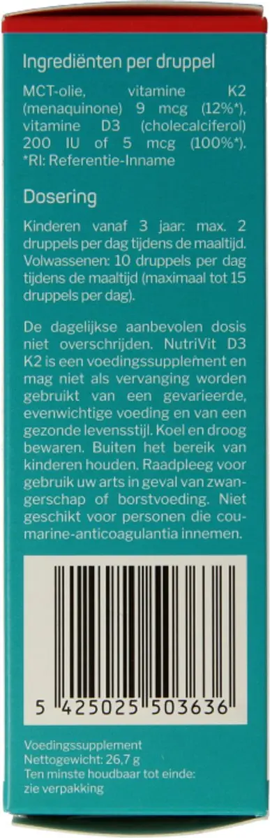 Nutrisan Nutrivit D3-K2 30ml