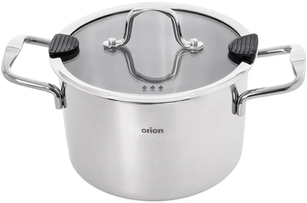 Orion Kookpan 18cm - 2,3L - Edelstalen soeppan - Zilver