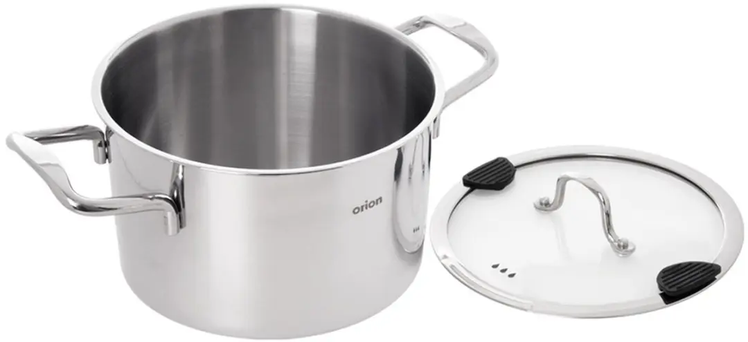 Orion Kookpan 18cm - 2,3L - Edelstalen soeppan - Zilver