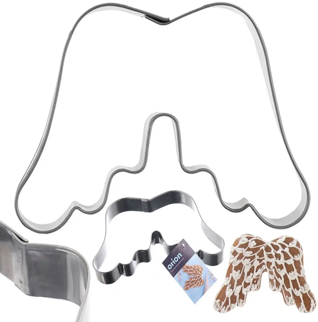 Orion RVS Engelenvleugels Uitsteekvorm 11cm - Zilver - afbeelding 5 van 6
