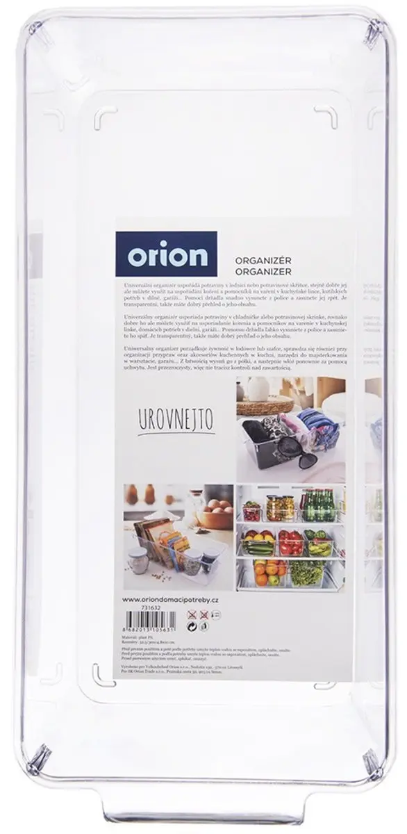 Orion Urovnejto Koelkastorganizer 32,5x15x10cm - Transparant