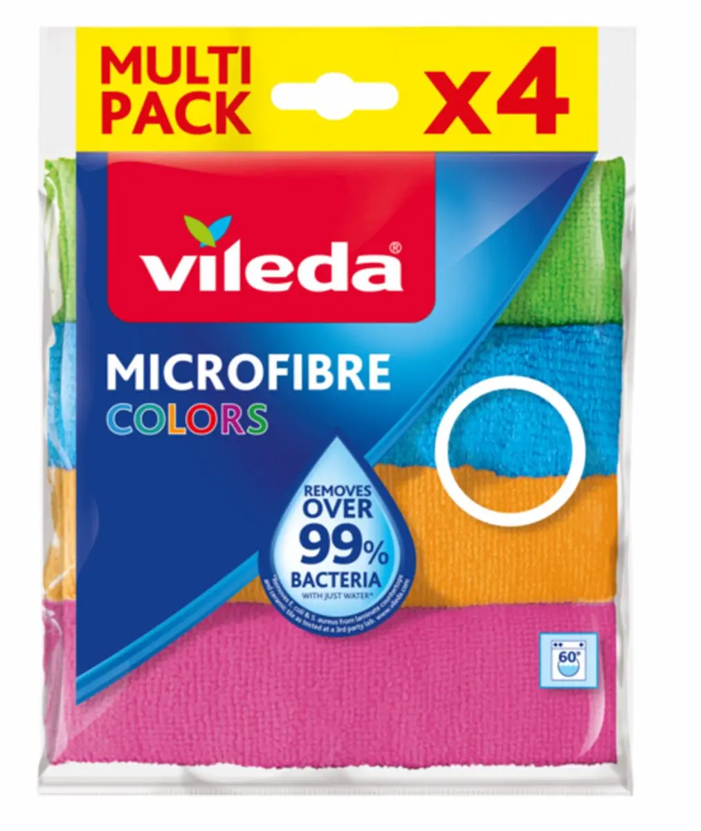 Vileda Microvezeldoeken Multicolor