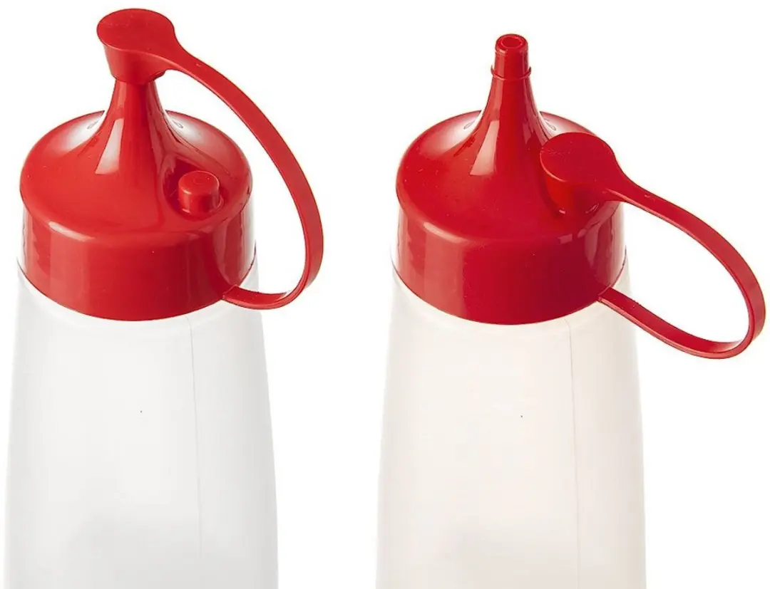 Orion Sausdispenser 525ml - Rood/Transparant