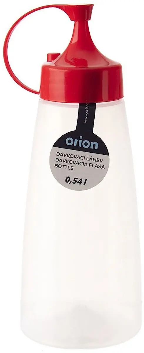 Orion Sausdispenser 525ml - Rood/Transparant