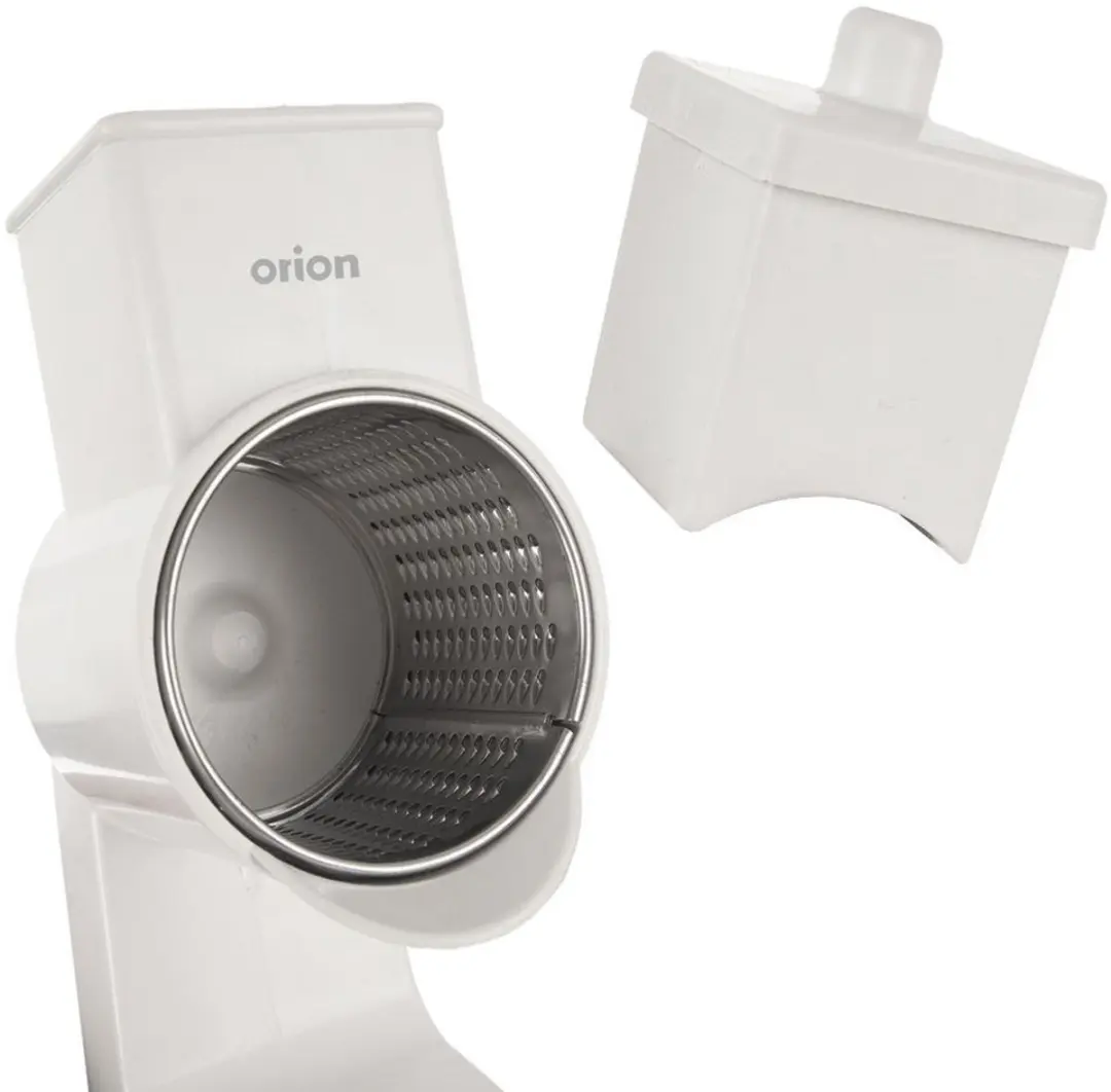 Orion Handmatige Rasp - Roestvrijstaal/Wit