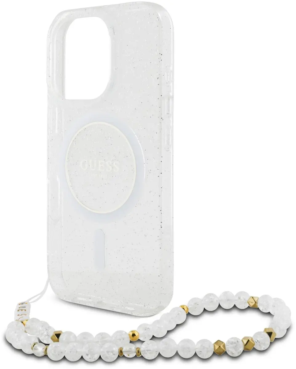 GUESS iPhone 16 Pro Max MagSafe Hoesje - Transparant - 12952