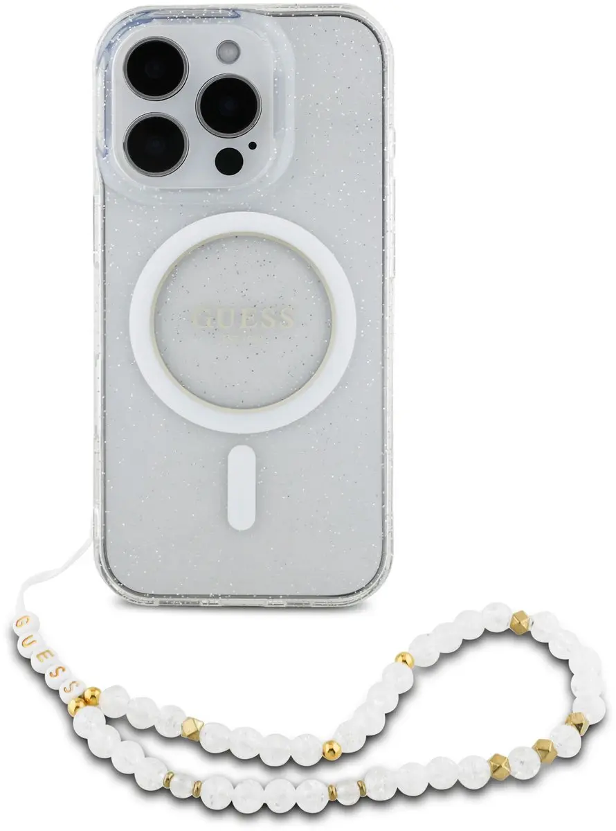 GUESS iPhone 16 Pro Max MagSafe Hoesje - Transparant - 12952