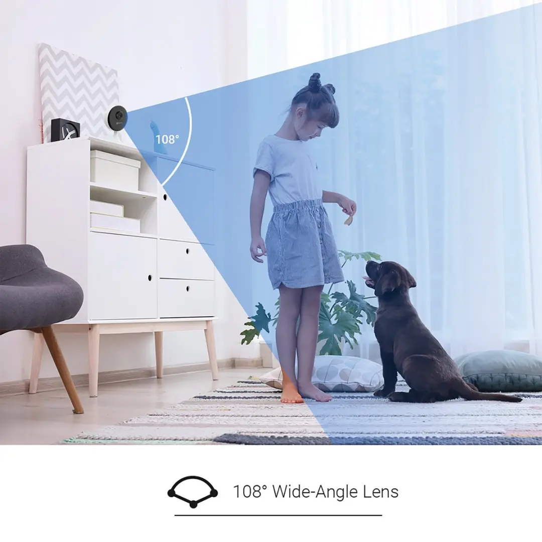EZVIZ C1C-B IP-Camera 1080P - 2.8mm Lens - Zwart/Wit