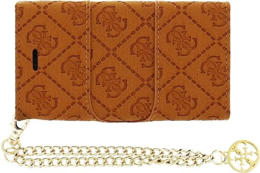 Guess Wallet Clutch Case iPhone 5/5S - Bruin - afbeelding 2 van 3