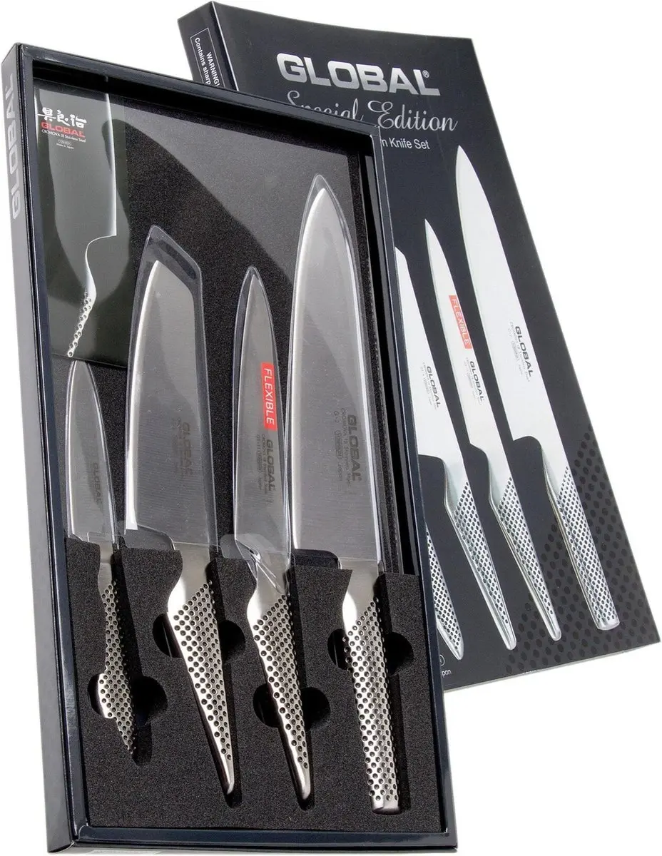 Global Messenset G-251138 - 4-delig RVS
