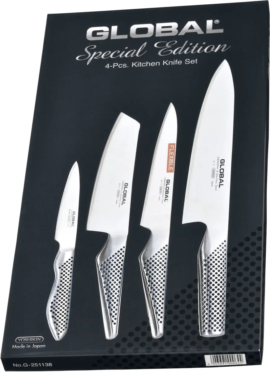 Global Messenset G-251138 - 4-delig RVS - afbeelding 6 van 6
