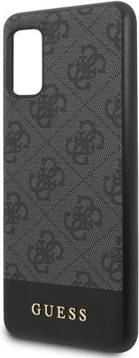 GUESS Stripe Logo Backcase Samsung Galaxy A41 - Grijs