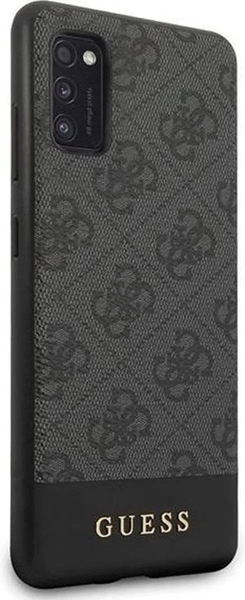 GUESS Stripe Logo Backcase Samsung Galaxy A41 - Grijs