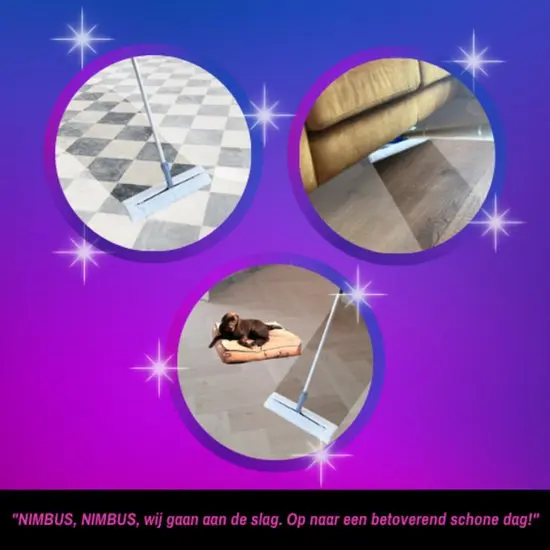 Nimbus Magic Floor Sweeper 2-in-1 N1024 - Multicolor