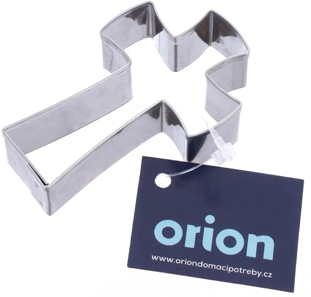 Orion Edelstalen Koekjessnijder Kruis 6,4cm - Zilver