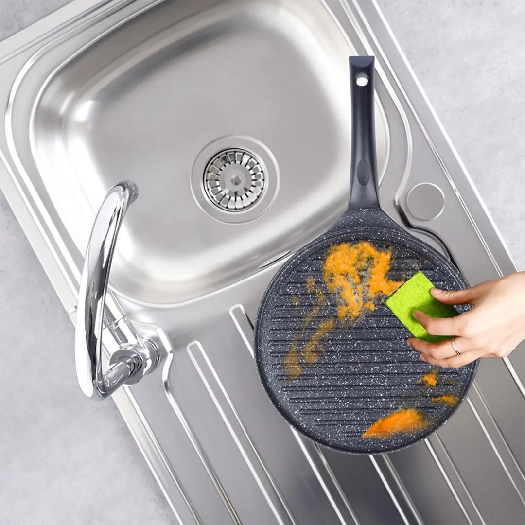 Orion Grillpan Grande 27cm - Inductie - Zwart