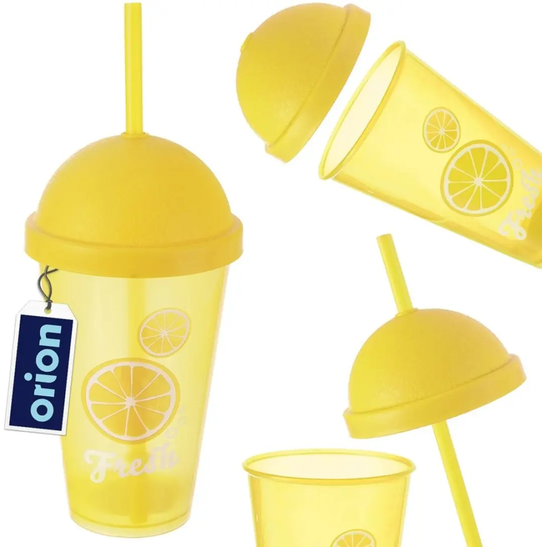 Orion Plastic Beker 450ml - Geel
