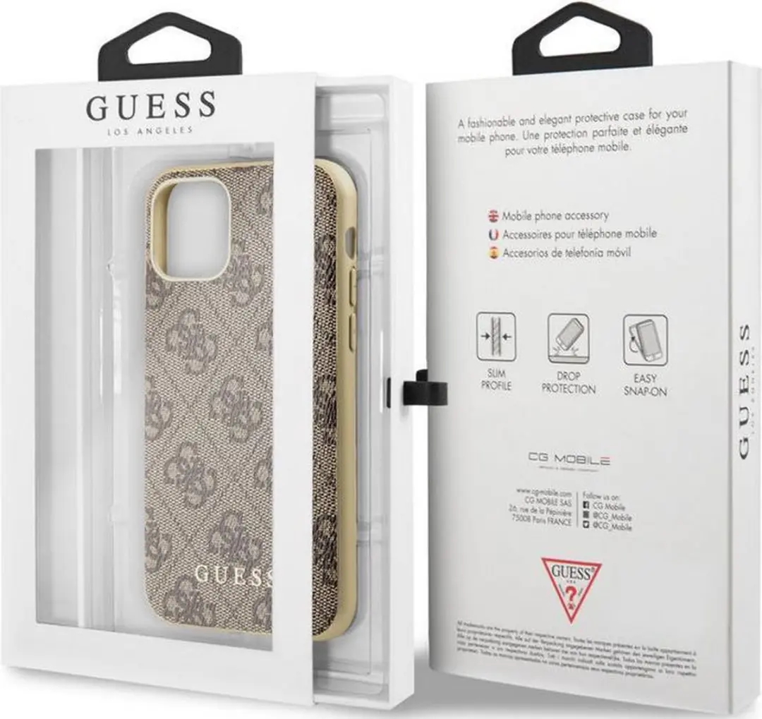 GUESS 4G Hard Case iPhone 11 Pro - Bruin