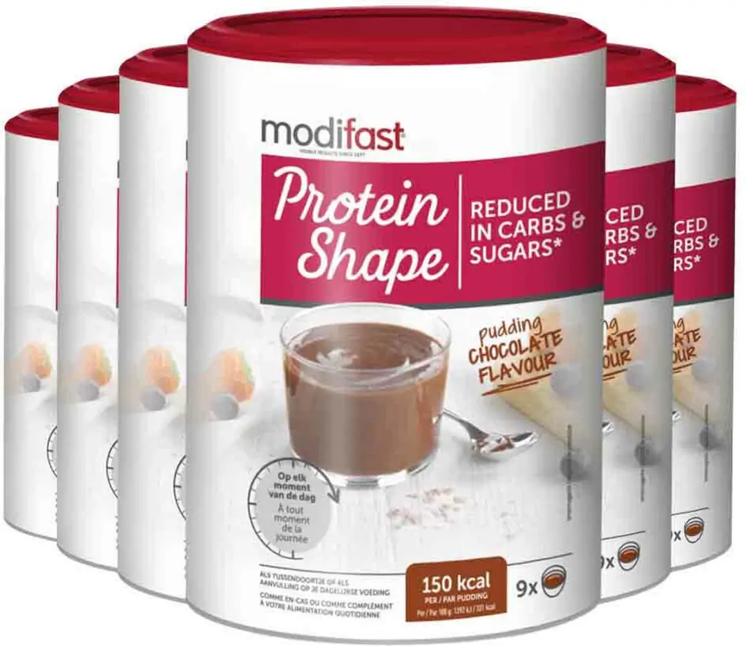 Modifast Protein Shape Pudding Chocolade - 6x405g