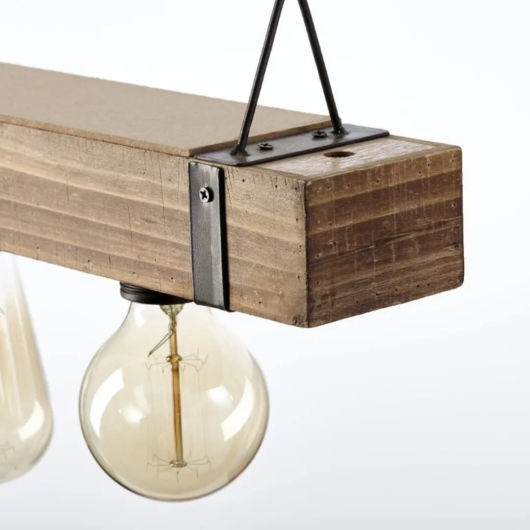 Brilliant Woodhill Hanglamp - 5 Lichtpunten - Zwart