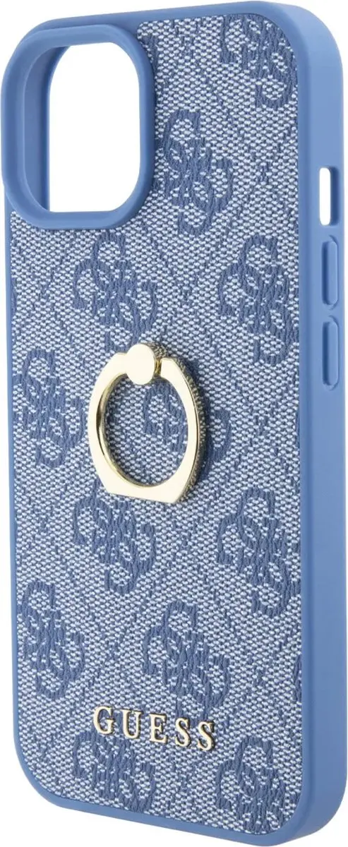 Guess iPhone 15 Hardcase - Blauw - 3666339184933 - afbeelding 6 van 6