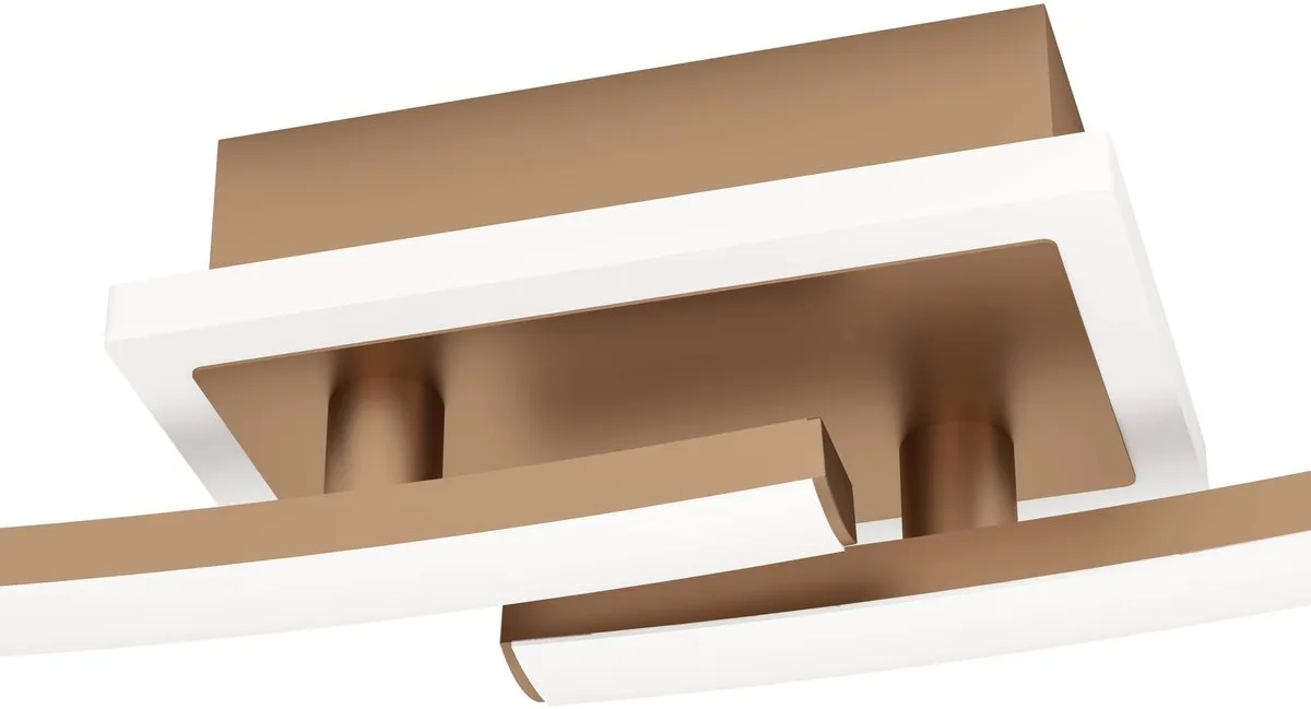 Eglo Lungolago Plafondlamp LED 75cm - Brons/Wit - Dimbaar