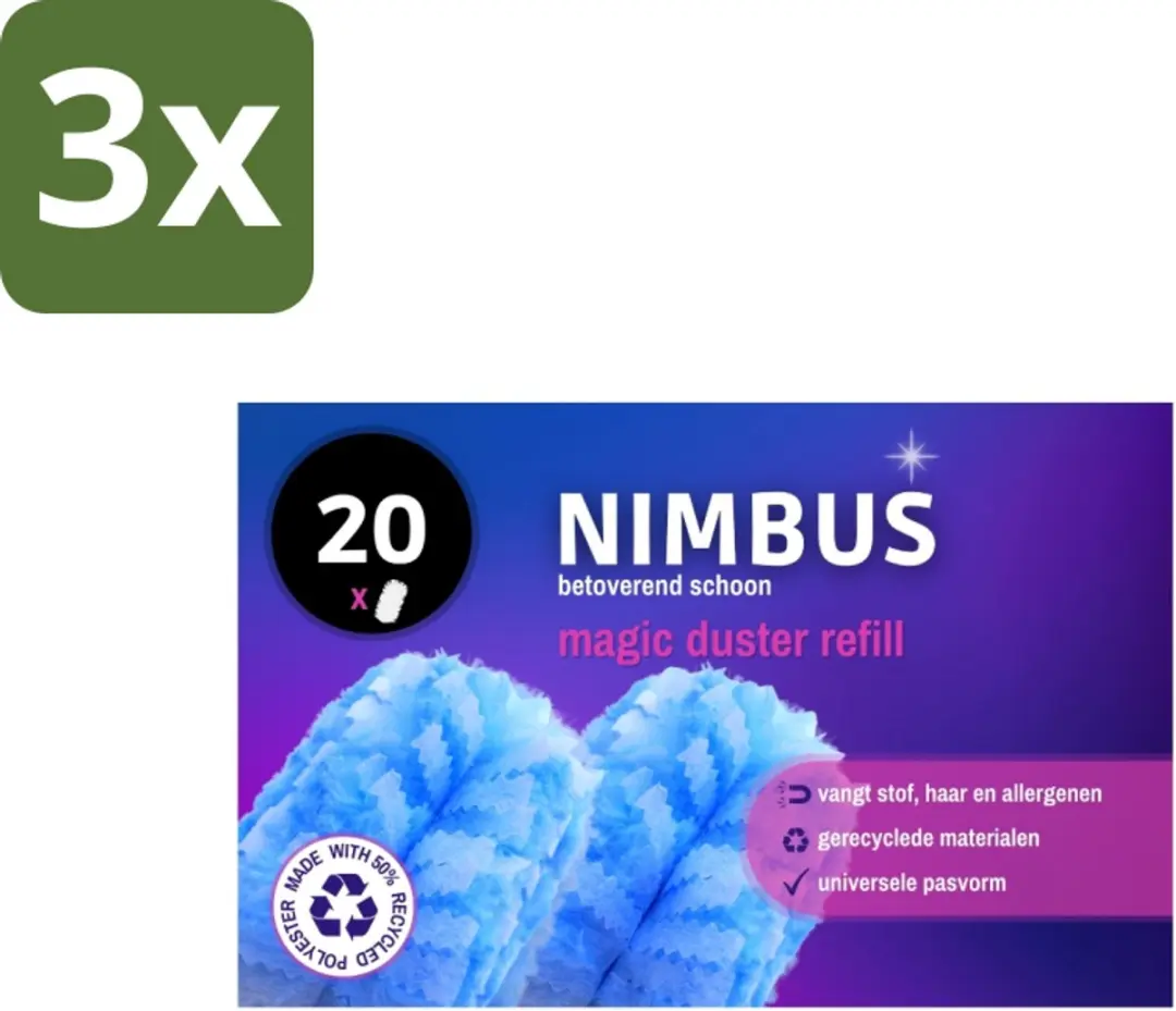 Nimbus Magic Duster Navulling 20 Stuks