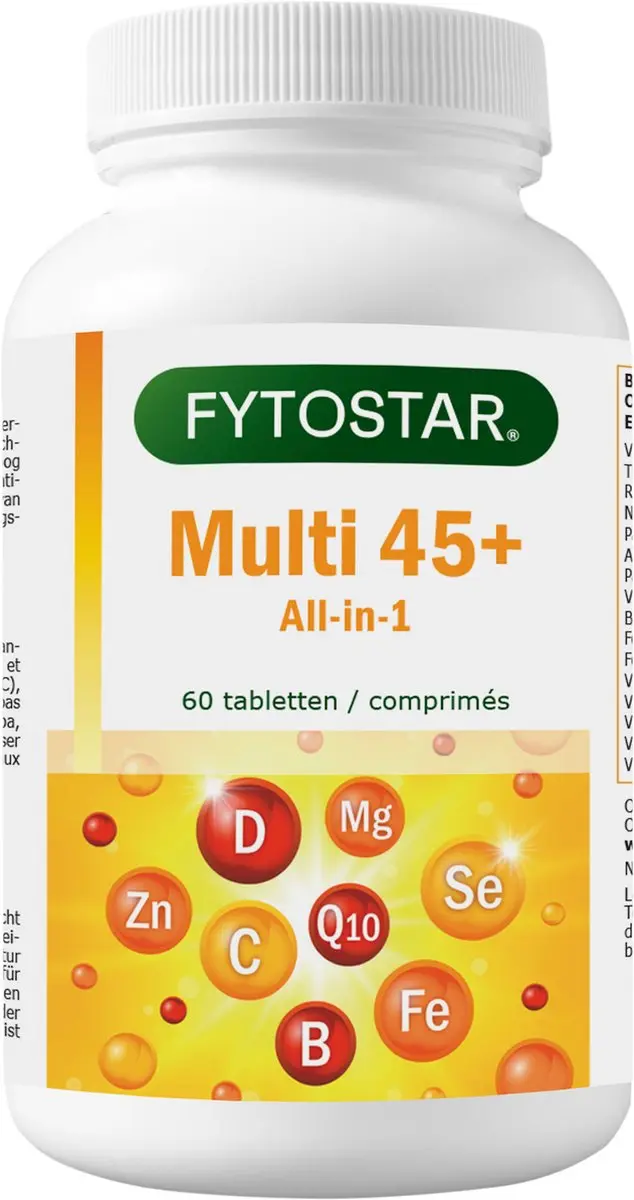 Fytostar Multi 45+ Multivitaminen & Mineralen 60 tabletten