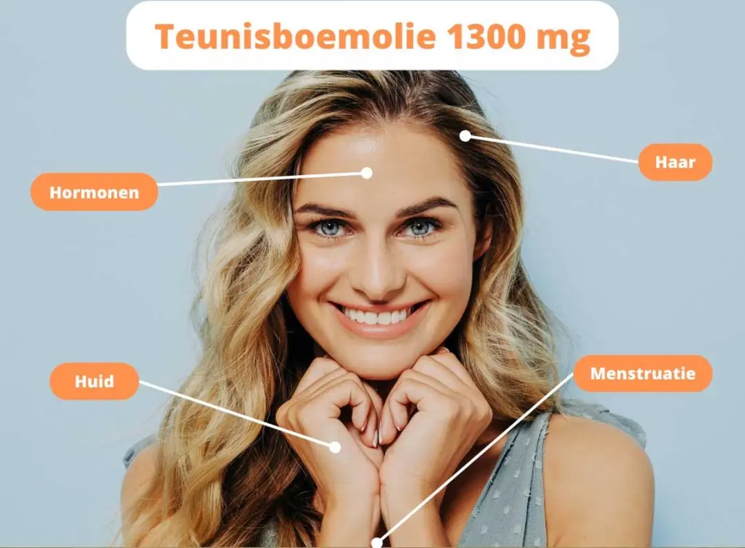 Golden Naturals Teunisbloemolie 1300mg - 120 Softgels