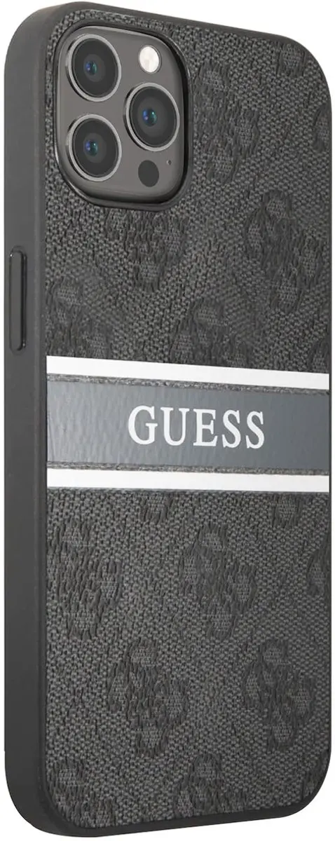 Guess iPhone 13 Pro Hoesje - Grijs/Zwart