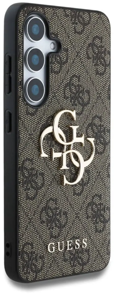 GUESS Metal Logo Hoesje 13269 - Samsung Galaxy S25 - Bruin