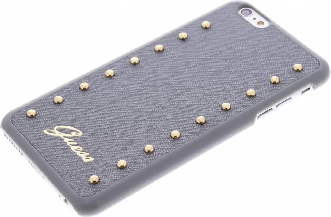 Guess Studded Folio Hardcase - iPhone 6 Plus - Zilver