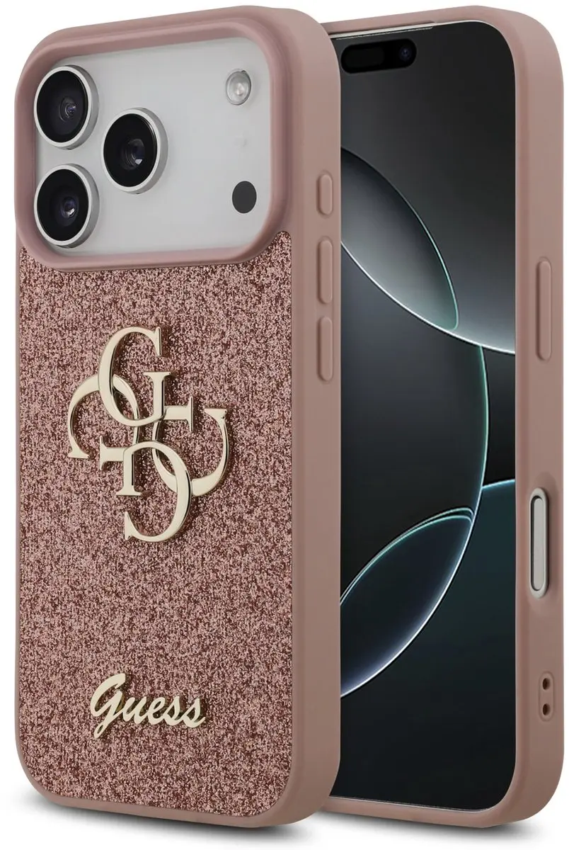 Guess iPhone 17 Pro Back Cover - Roze - 13798