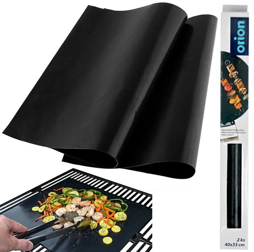 Orion GrillPro Grillmatten - 2 Stuks - Antiaanbak - Zwart - afbeelding 6 van 6