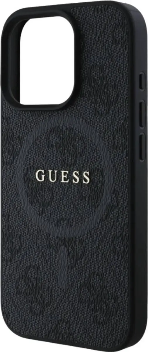 Guess GUHMP16LG4GFRK Hoesje iPhone 16 Pro - Zwart