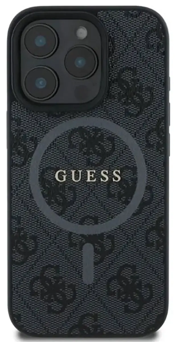 Guess GUHMP16LG4GFRK Hoesje iPhone 16 Pro - Zwart
